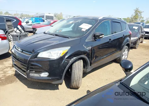 2014 Ford Escape Titanium from USA, damaged, VIN 1FMCU9J9XEUD74484